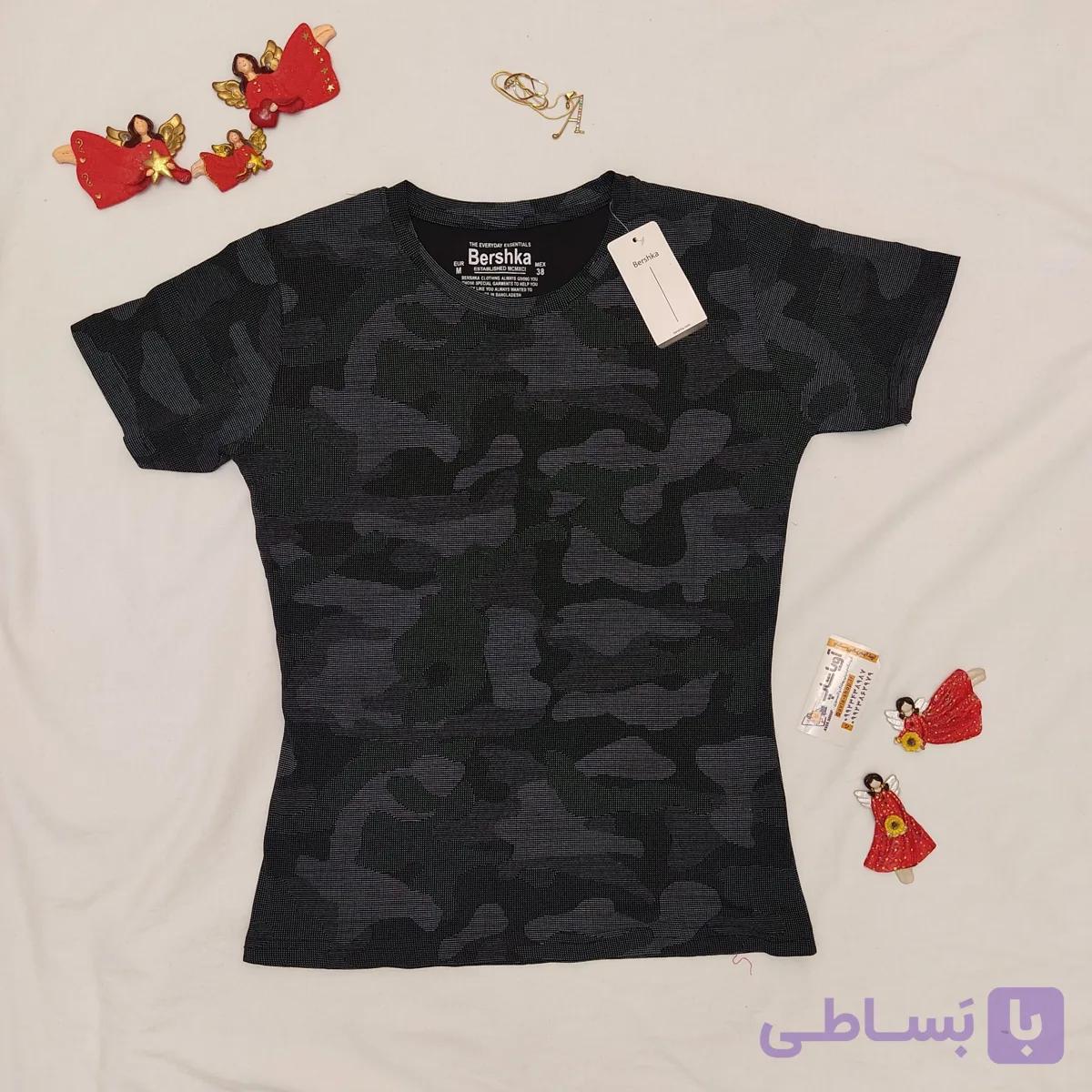 تی شرت زنانه و دخترانه برشکا – کد 303 — تصویر 1