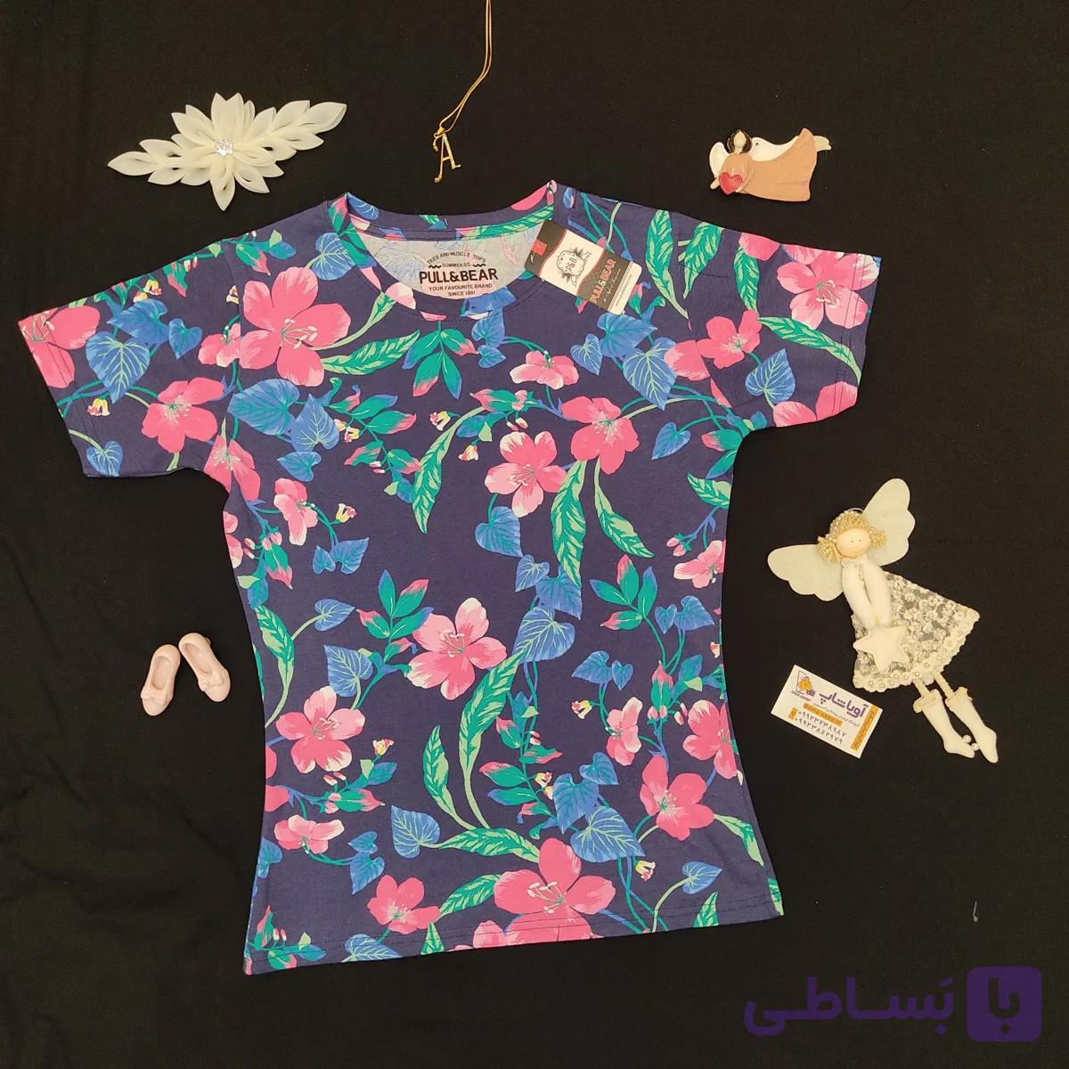 تی شرت زنانه و دخترانه پول اند بیر – کد 118 — تصویر 1