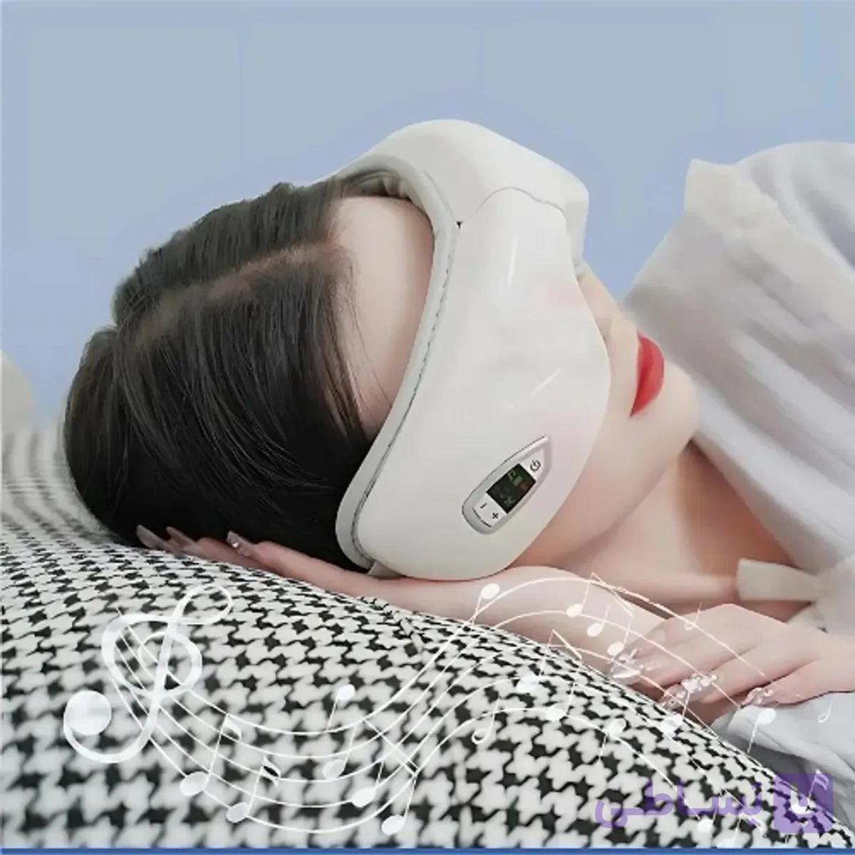 ماساژور چشم  بهبود سیاهی زیر چشم و ماساژ با حرارات و ویبره و کمپرس باد
