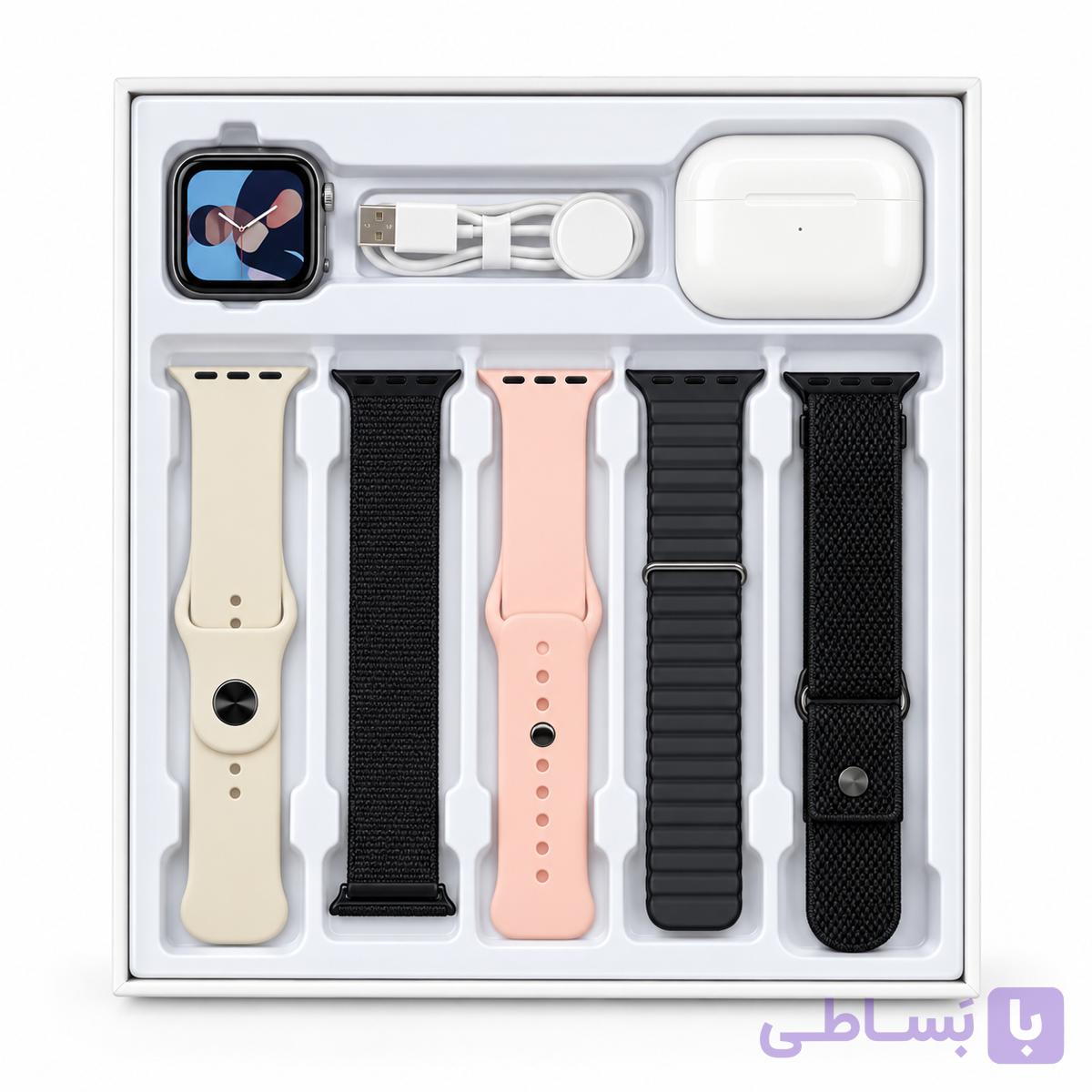 پک ساعت هوشمند Wisme همراه AirPods Pro مدل X33 Mini — تصویر 1