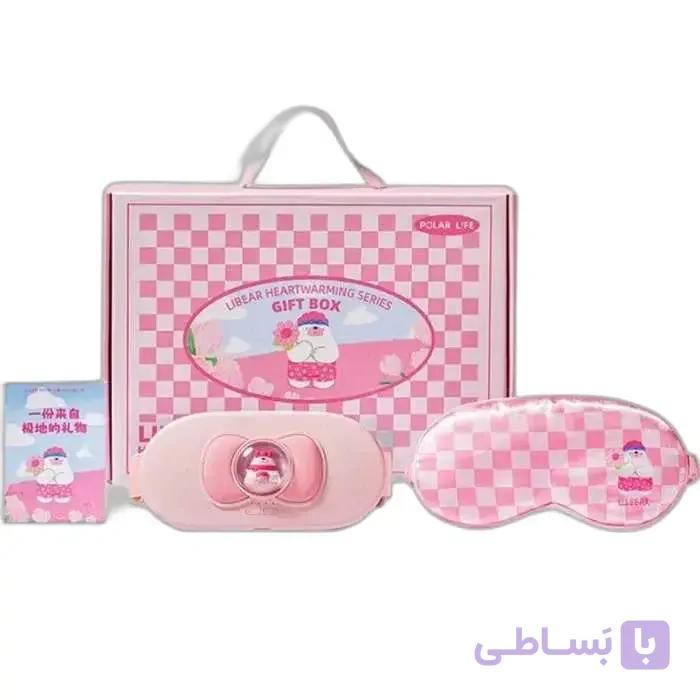 گیفت باکس دخترانه کمربند قاعدگی و چشم بند خواب — تصویر 1
