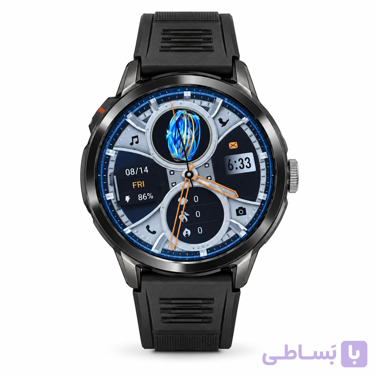 ساعت هوشمند سیم‌کارت‌خور صفحه گرد مدل H18 دوربین دار — تصویر 1