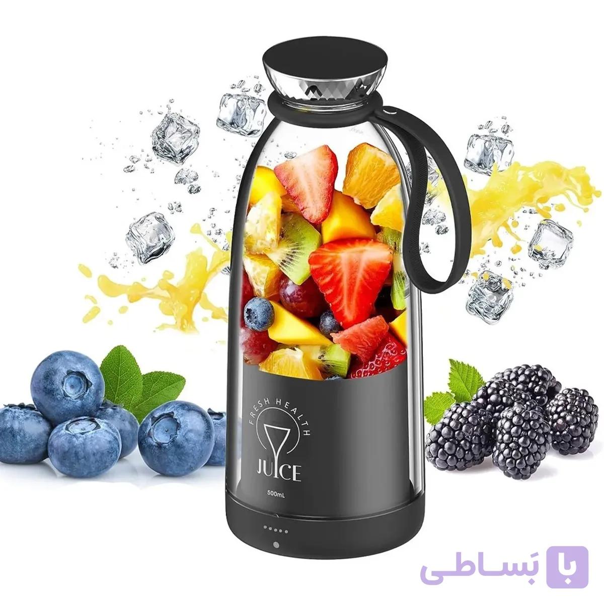 مخلوط کن و شیکر شارژی 60 وات 500 میلی‌لیتری جویس Y03 — تصویر 1