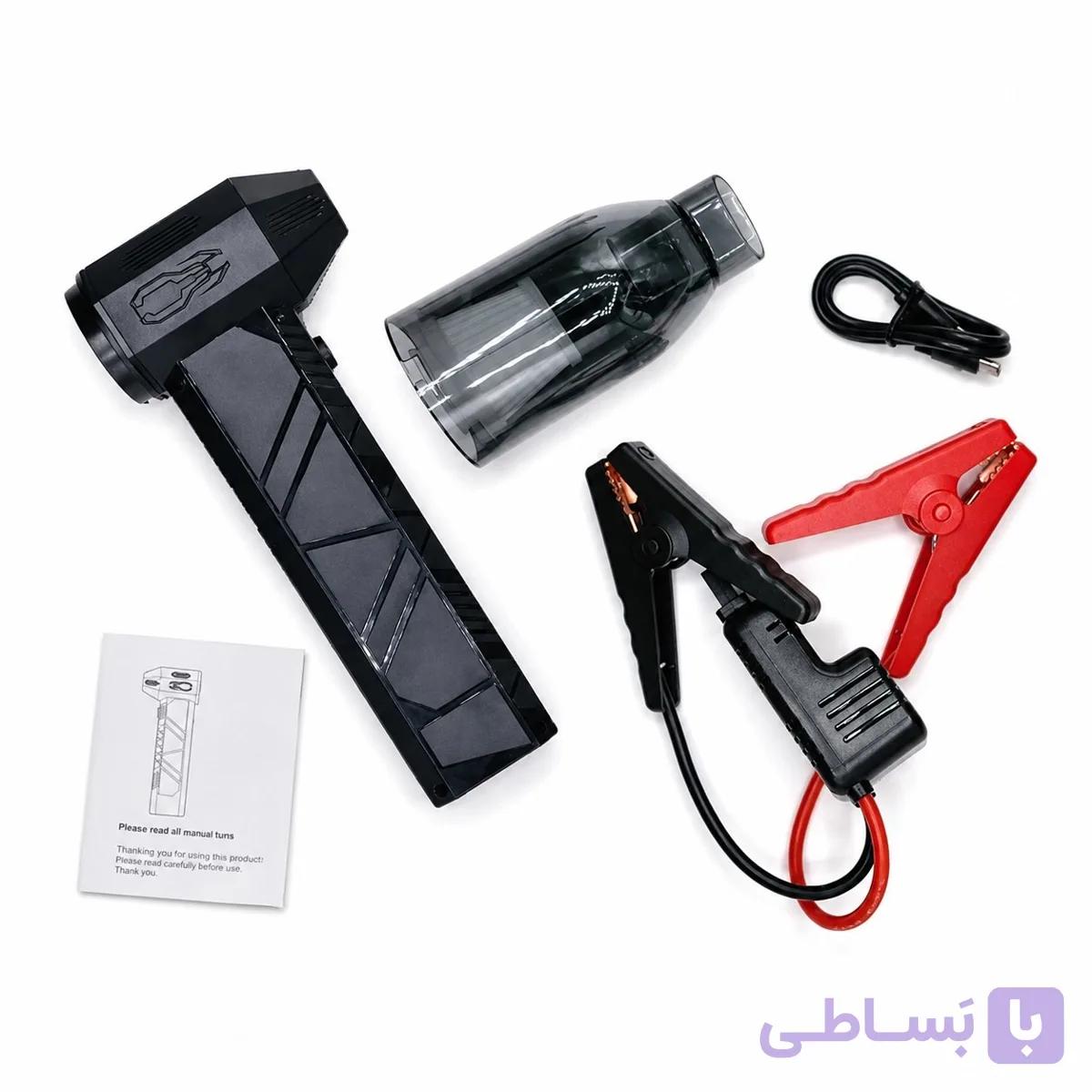 و مشخصات جت فن 4 کاره با جامپ استارتر و پاوربانک — تصویر 1