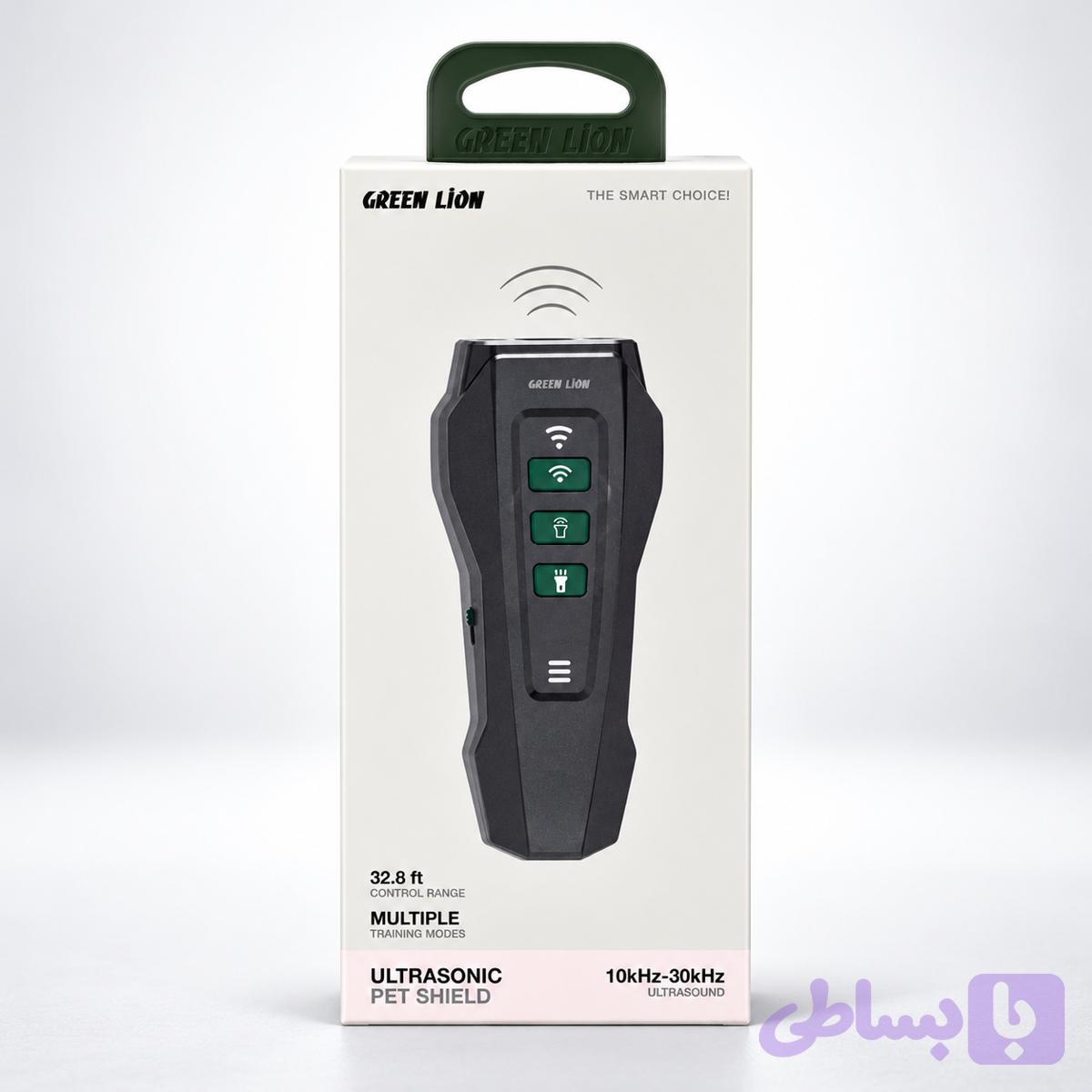 دستگاه تربیت و کنترل حیوانات خانگی اولتراسونیک گرین لاین (Green Lion) مدل GL-DT10 برد 10 متر — تصویر 1