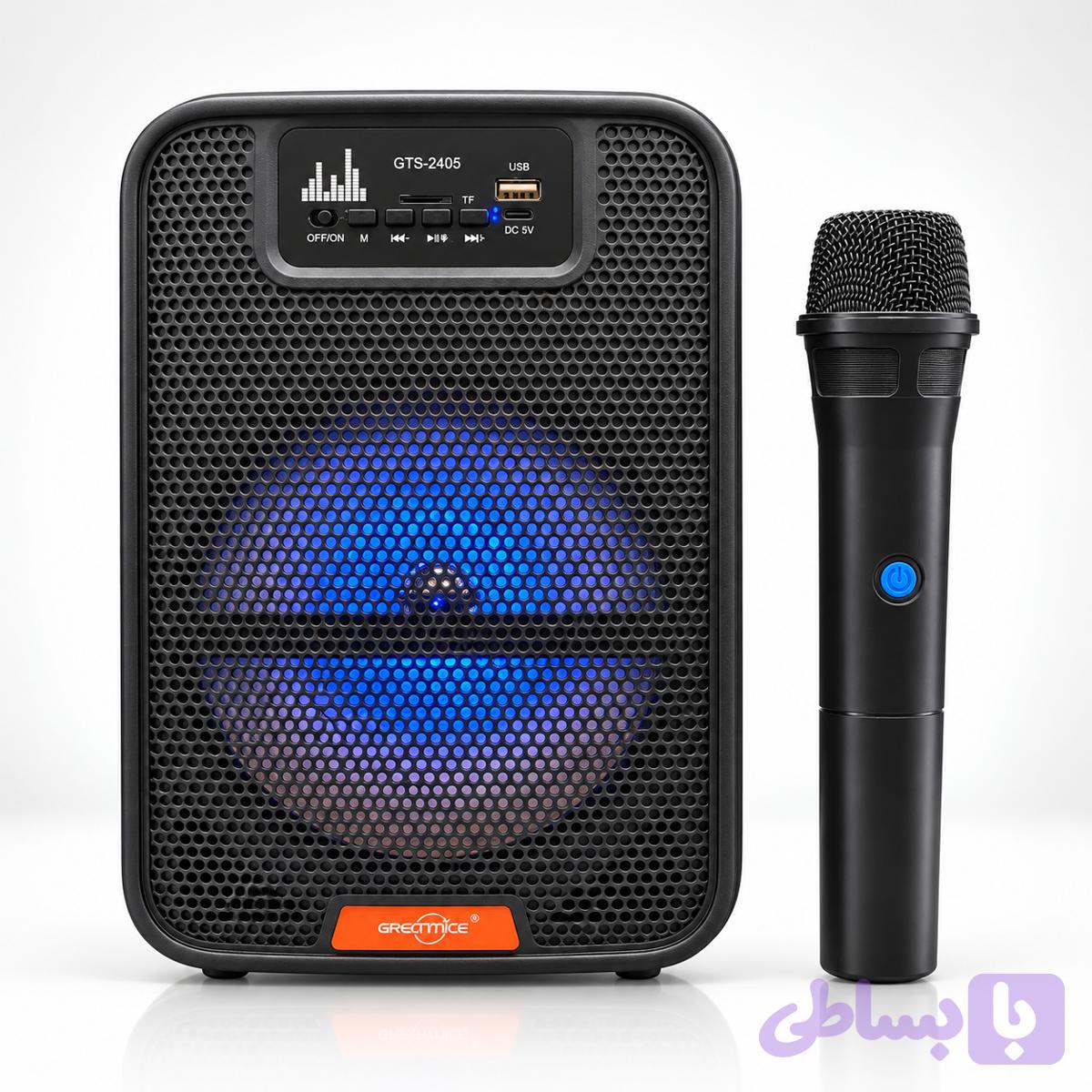 اسپیکر بلوتوثی قابل حمل GreenNice GTS-2405 — تصویر 1