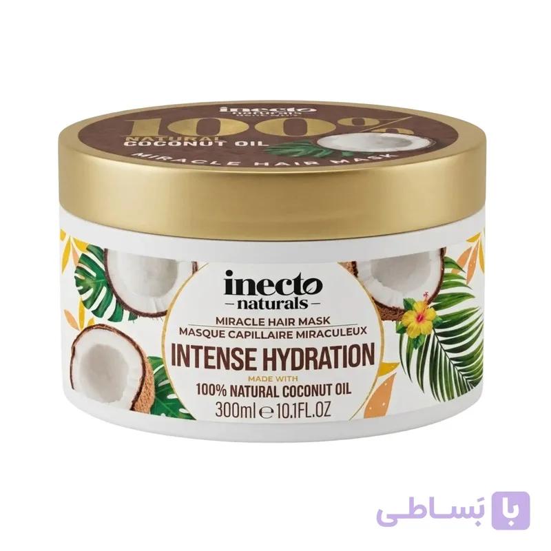 ماسک مو آبرسان اینکتو مدل Intense Hydration مناسب برای موهای آسیب دیده حجم 300 میلی لیتر — تصویر 1