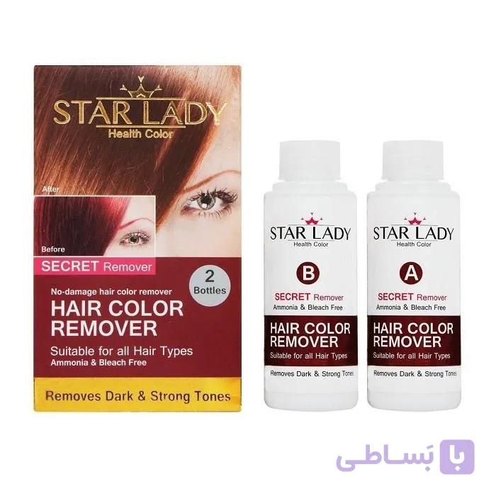 بی رنگ کننده مو استار لیدی مدل سیکرت حجم 200 میلی لیتر بسته 2 عددی — تصویر 1