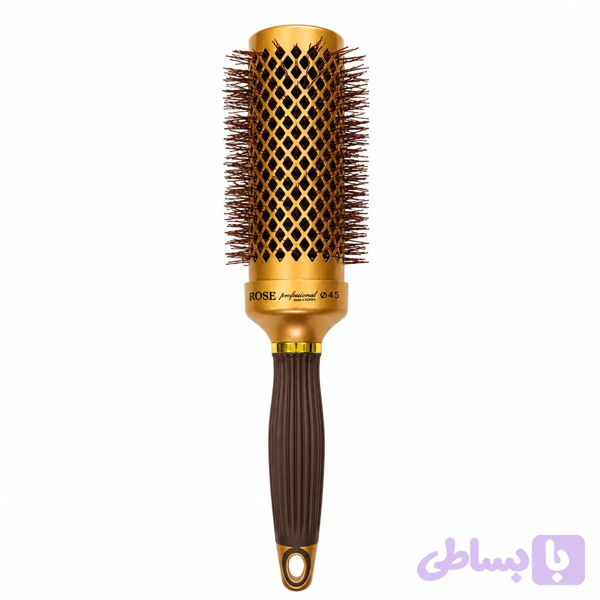برس گرد سرامیک نسوز برند رز پروفشنال مدلgolden series سایز 45 — تصویر 1