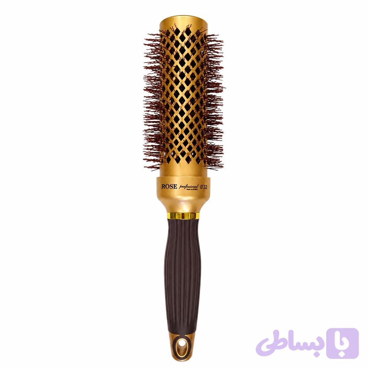 برس گرد سرامیک نسوز برند رز پروفشنال مدلgolden series سایز 32 — تصویر 1