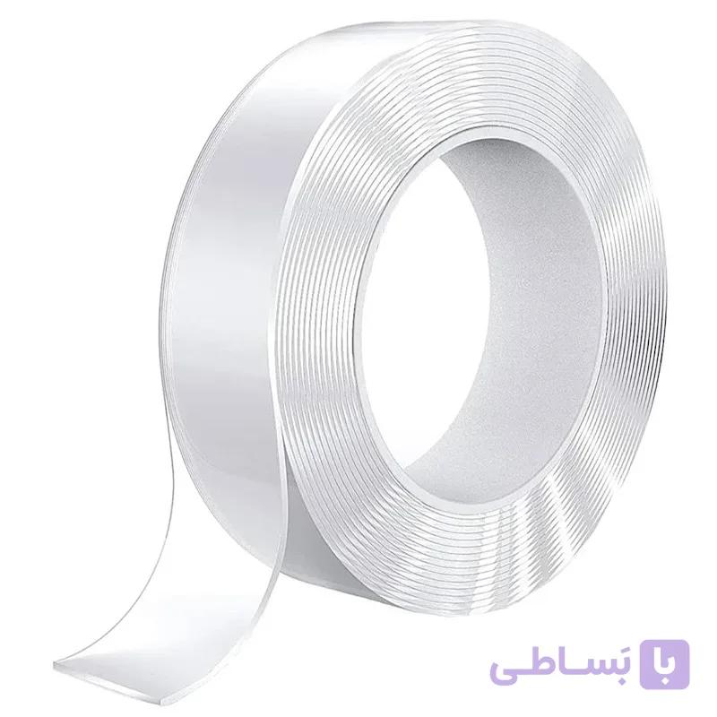 چسب شیشه‌ای دوطرفه ۵ متری | ضد آب و ضدقارچ | صاحب جی — تصویر 1