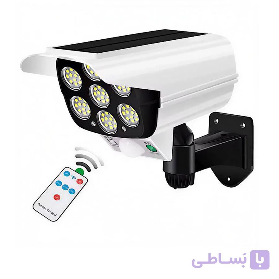 چراغ خورشیدی سنسوردار ABS با ریموت کنترل — تصویر 1