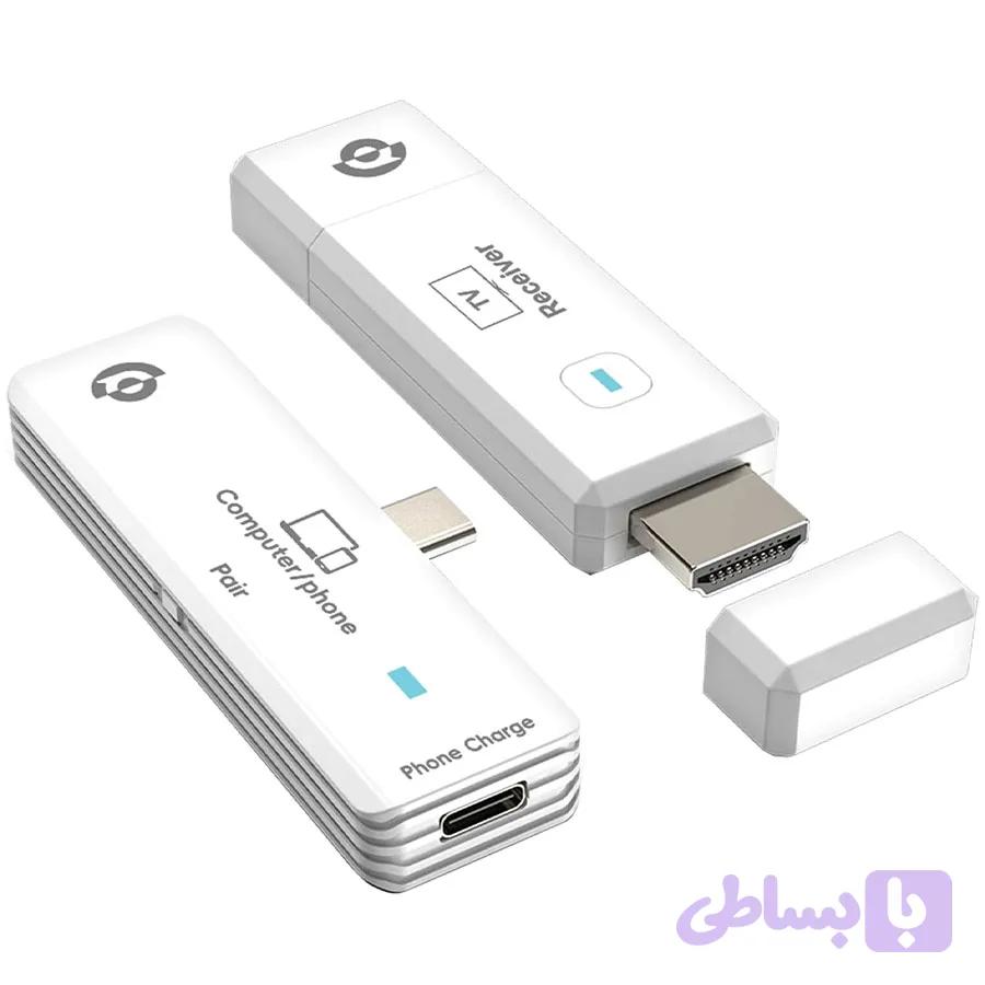 دانگل تایپ سی انتقال تصویر بی سیم پاورولوژی Powerology AIROMA USB-C to HDMI Wireless Display Adapter PWTC03 — تصویر 1