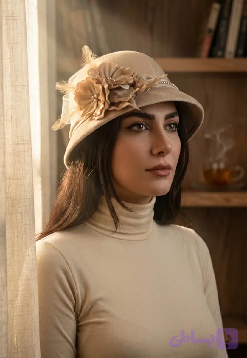 کلاه شهرزادی گل مخمل