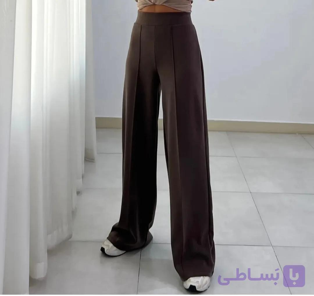 شلوار اویشو زنانه ترک برند نوکس رنگ قهوه ای کمرکش