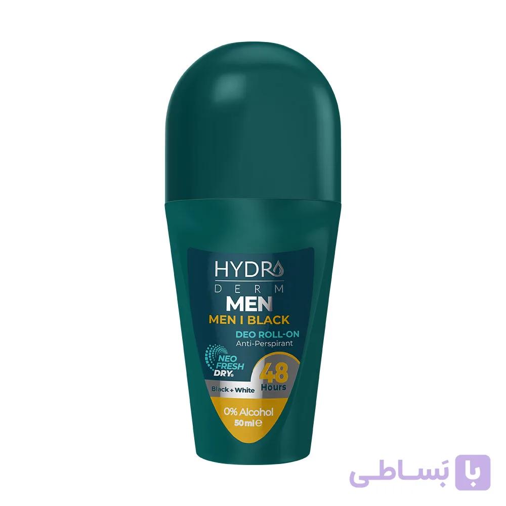 مام رول ضد تعریق آقایان مناسب لباس های سفید و مشکی Men Black هیدرودرم