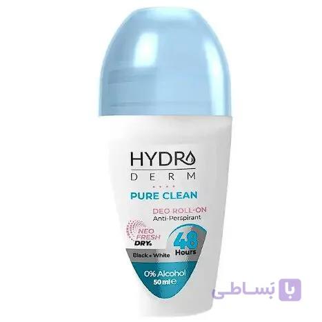 مام رول ضد تعریق بانوان مناسب لباس های سفید و مشکی Pure Clean هیدرودرم