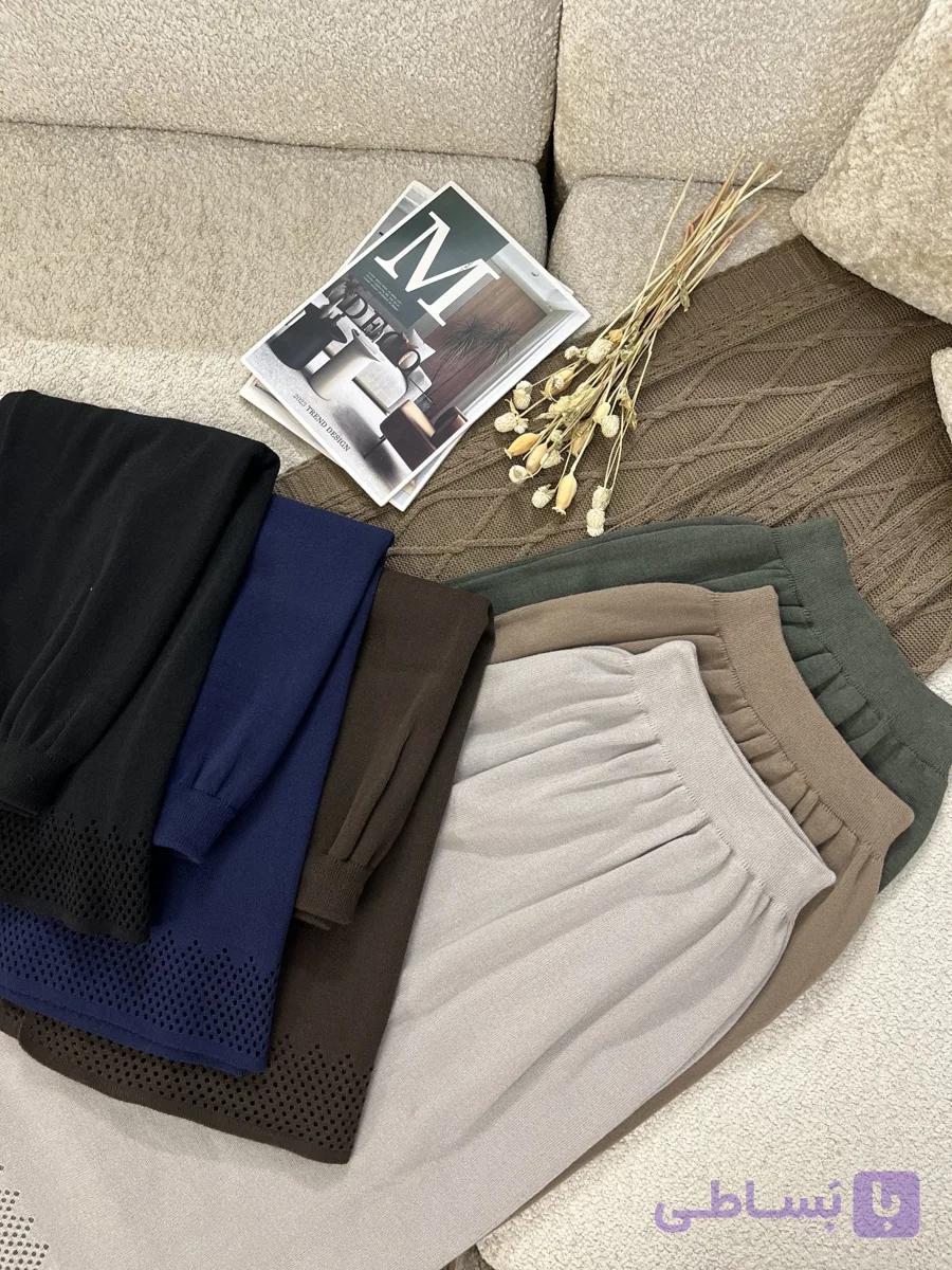دامن بافت زنانه | Women’s Knit Skirt — تصویر 1