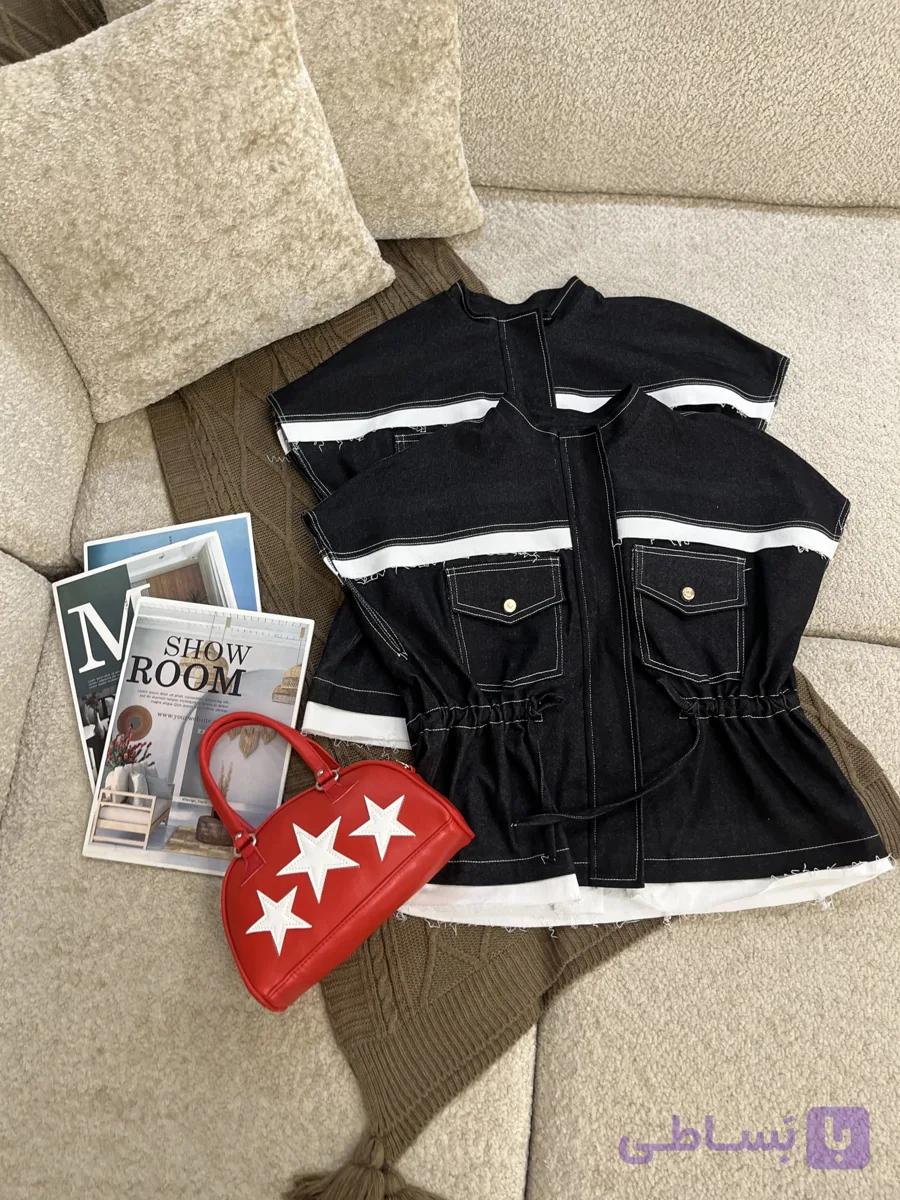 وست جین پاییزه ستارهSetareh Autumn Denim Vest — تصویر 1