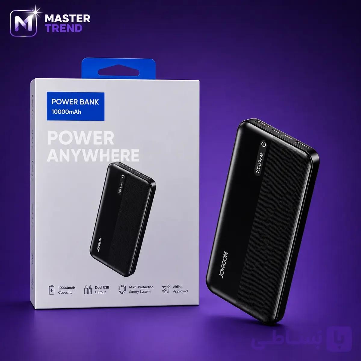 پاوربانک جوکیدو JOKIDO JG-029 ظرفیت 10000 میلی‌آمپر — تصویر 1