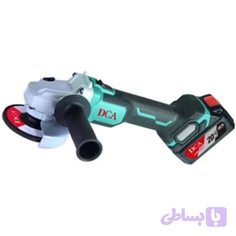 سنگ فرز شارژی DCA مدل ADSM04-125 با باتری ۵ آمپر با سیستم(Safety stop) — تصویر 1