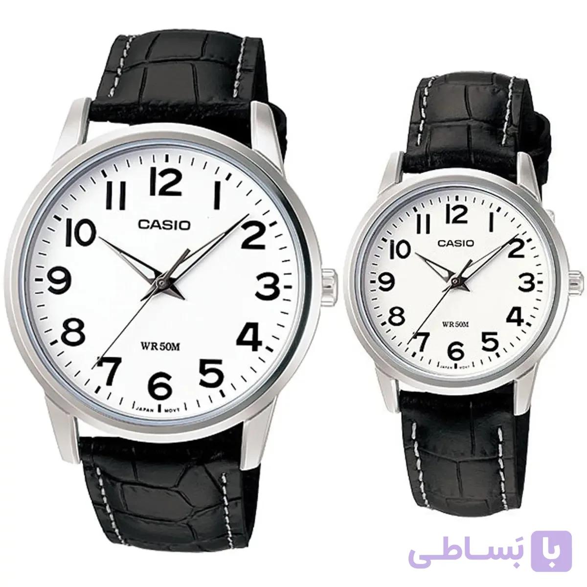 ست ساعت مچی کاسیو مدل MTP-1303L-7B & LTP-1303L-7B