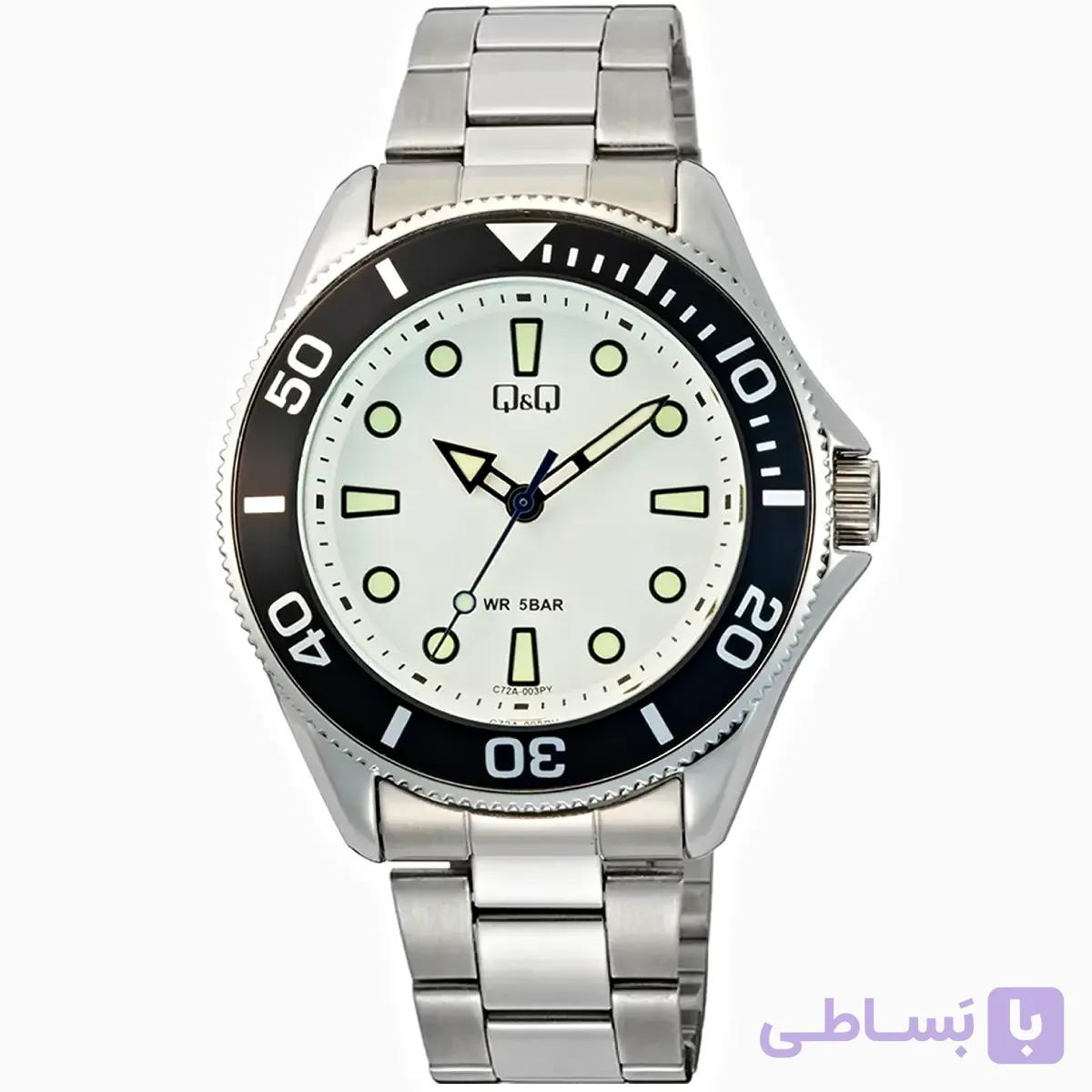 ساعت مچی مردانه کیو اند کیو مدل C72A-003PY