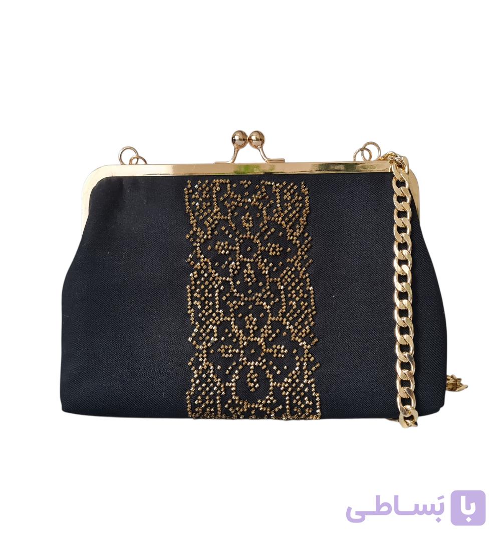 کیف دهانه فلزی زرین — تصویر 1