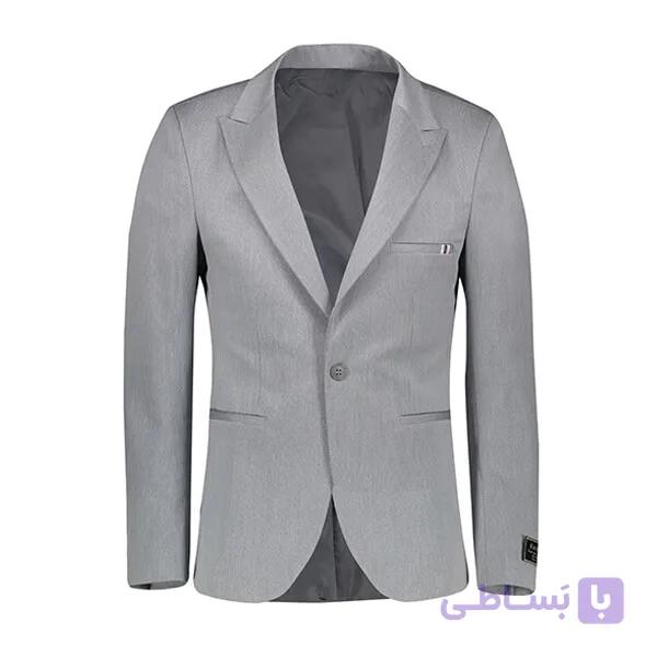 کت تک مردانه طوسی باینت