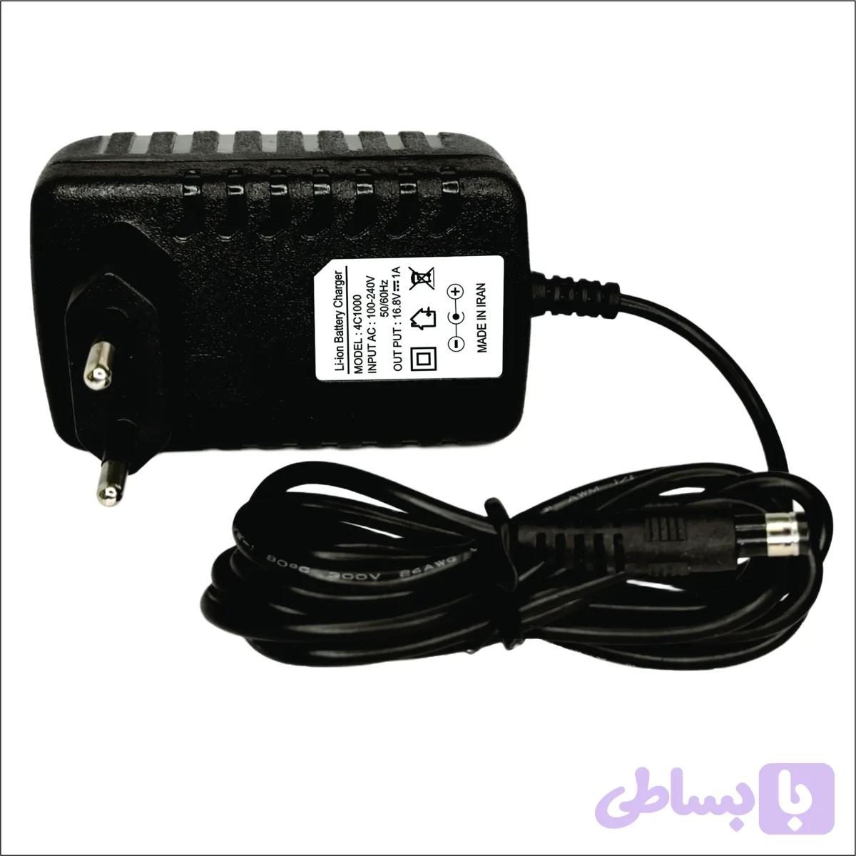 شارژر باتری لیتیوم یون - پلیمر 4 سل / 16.8V-1A -DIPOLE