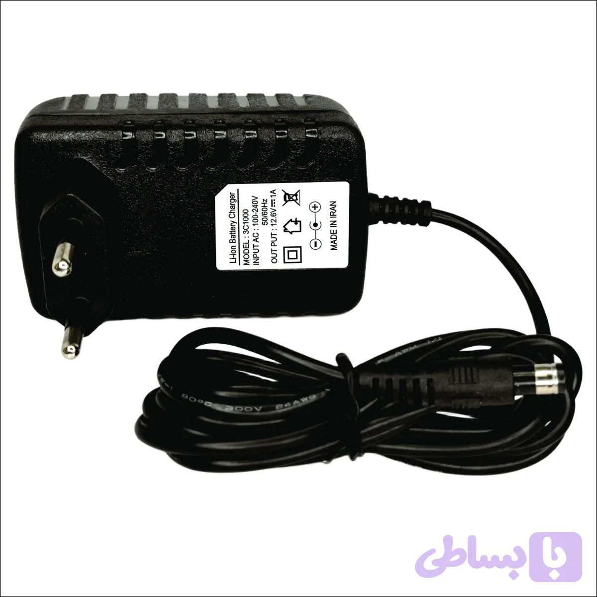 شارژر باتری لیتیوم یون - پلیمر 3 سل / 12.6V-1A -DIPOLE