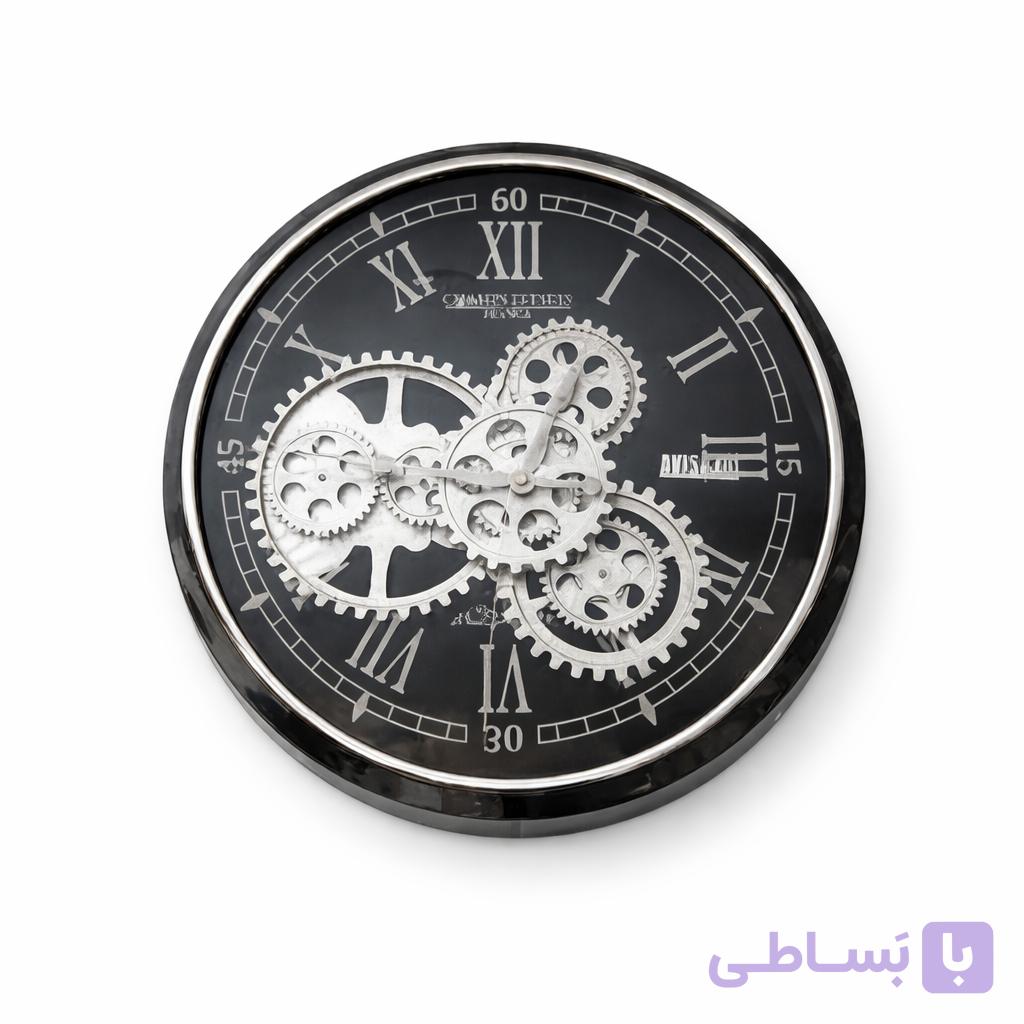 ساعت دیواری چرخ دنده دار ایلیس - دیزاین مبل | DesignMobl