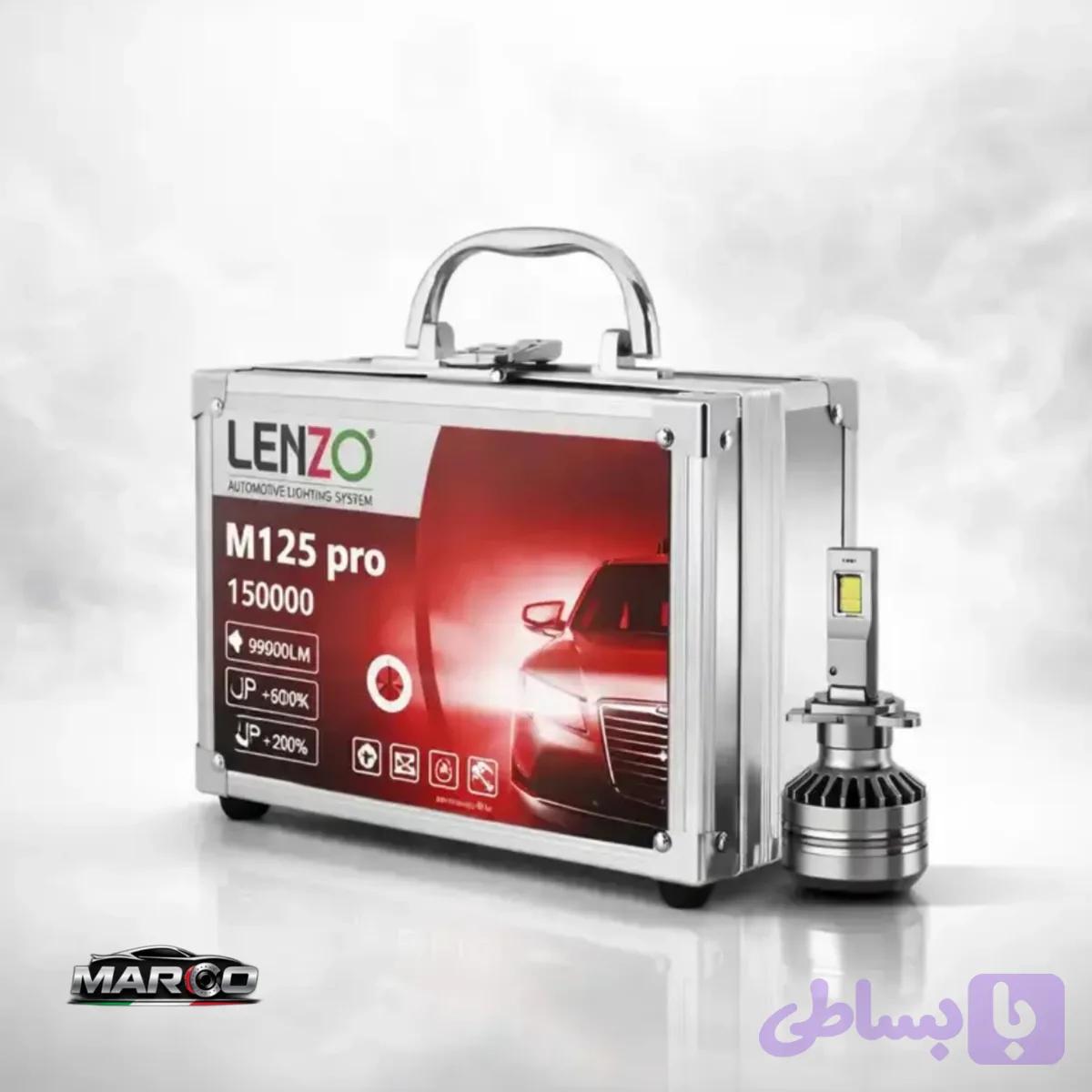 هدلایت M125 pro lenzo