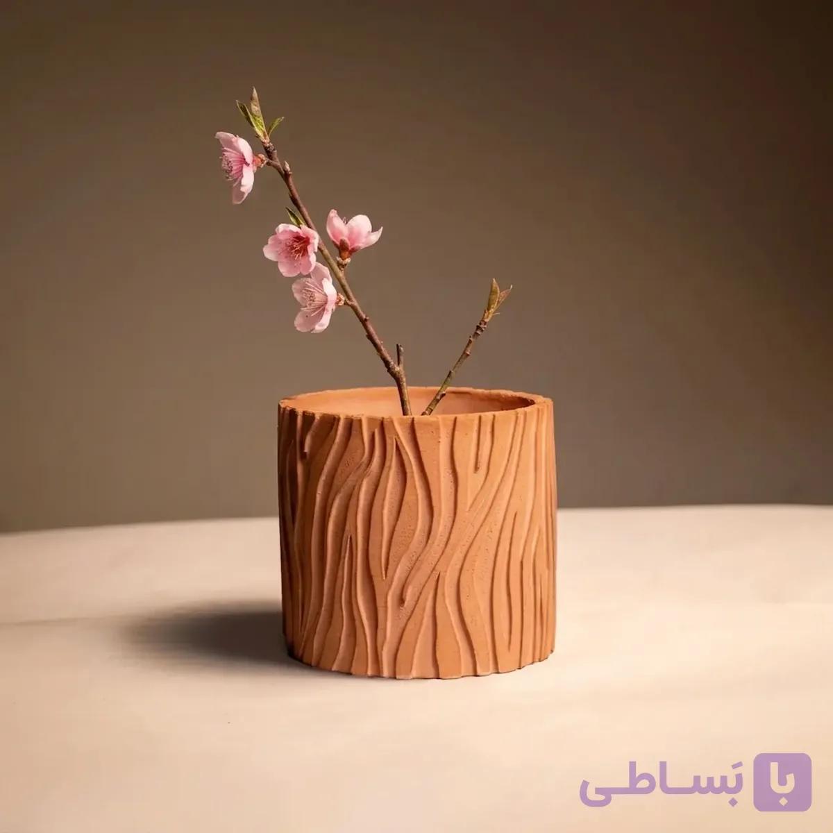 گلدان تنه درخت — تصویر 1