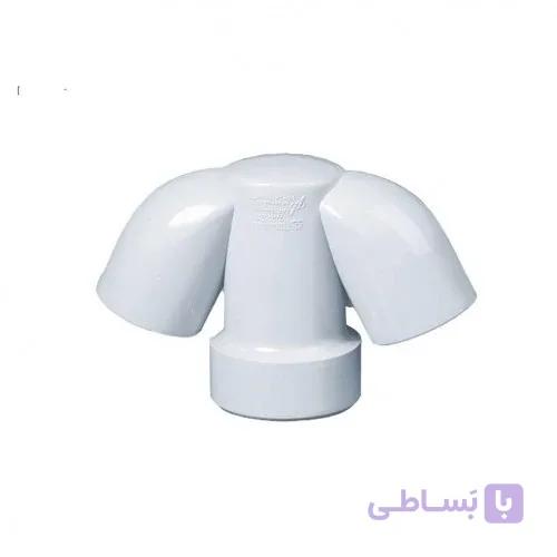 کلاهک سایز 90 و 110 و 125 فاضلابی پارس پلاست UPVC سایلنت