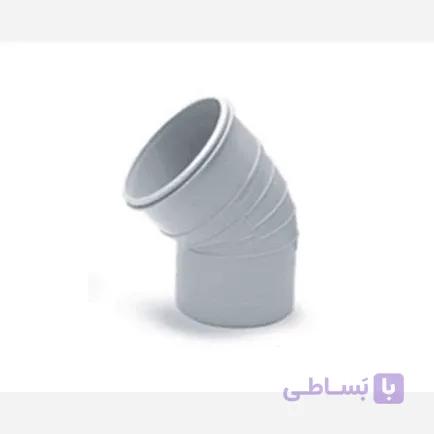 زانو 90 درجه سایز 110 فاضلابی پارس پلاست UPVC سایلنت