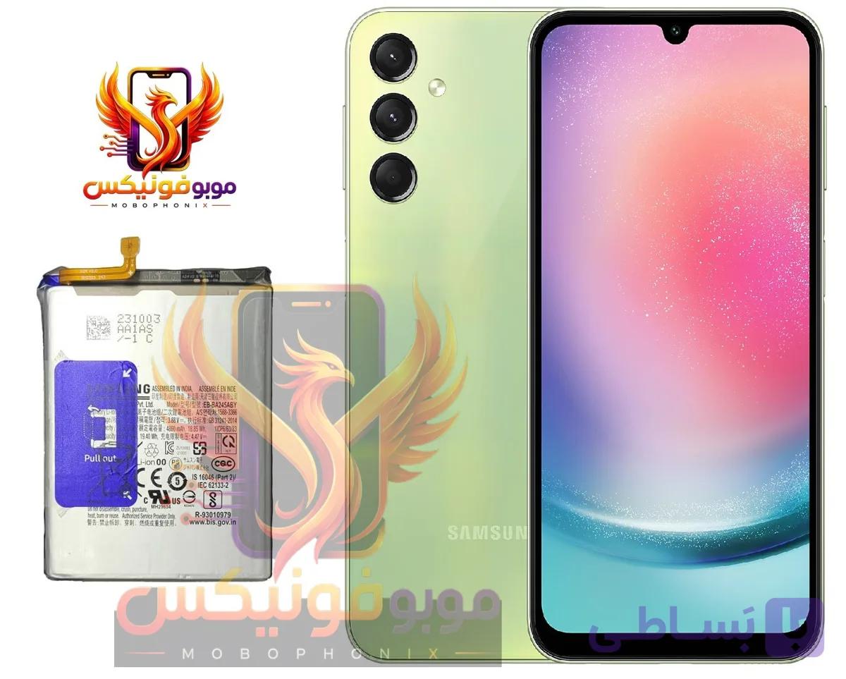 باتری سامسونگ Samsung A24 اورجینال با گارانتی یکساله (حتی بادکردگی) ارسال سریع از موبوفونیکس
