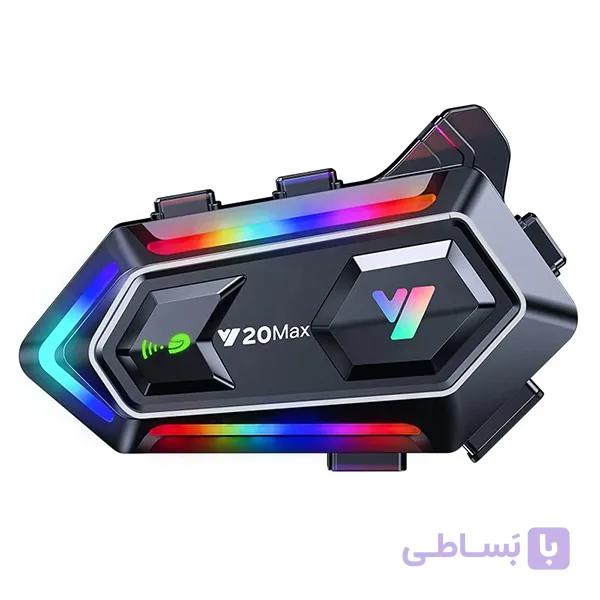 هدست بلوتوثی کلاه کاسکت مدل y20 — تصویر 1