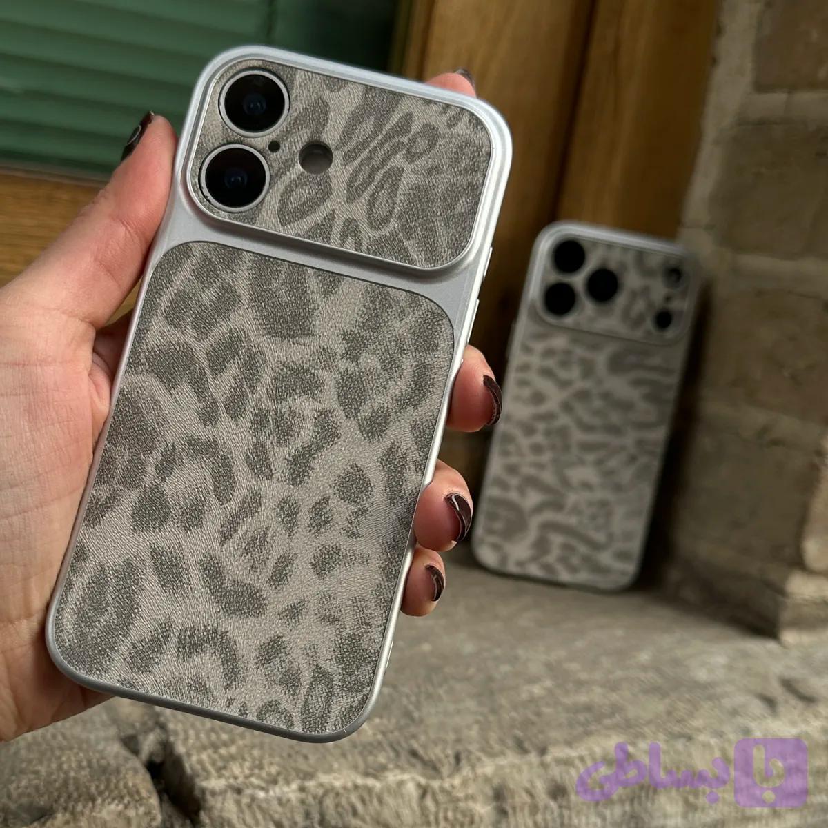 قاب gery leopard مناسب برای آیفون 16 نرمال