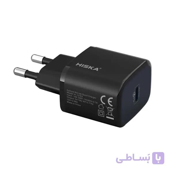 شارژر دیواری هیسکا مدل H-127EU توان 25 وات — تصویر 1