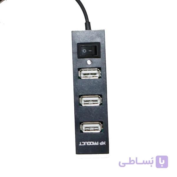 هاب 4 پورت 2.0 USB ایکس پی پروداکت XP-H806 — تصویر 1