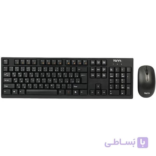 ست ماوس و کیبورد بی سیم تسکو مدل TKM7019W — تصویر 1
