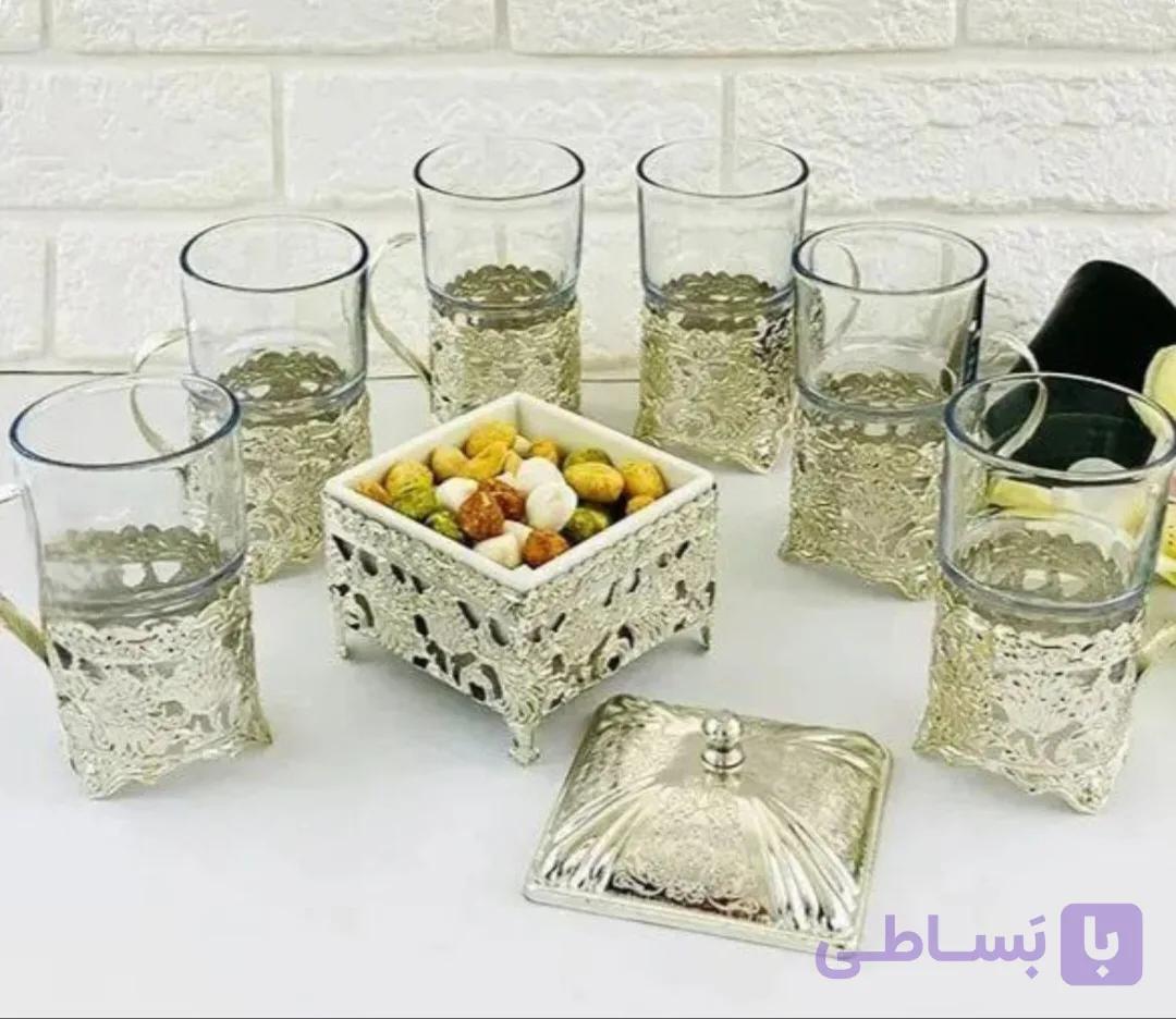 سرویس چای خوری ۶ نفره دیانا سیلور کد ۱۶۱۵