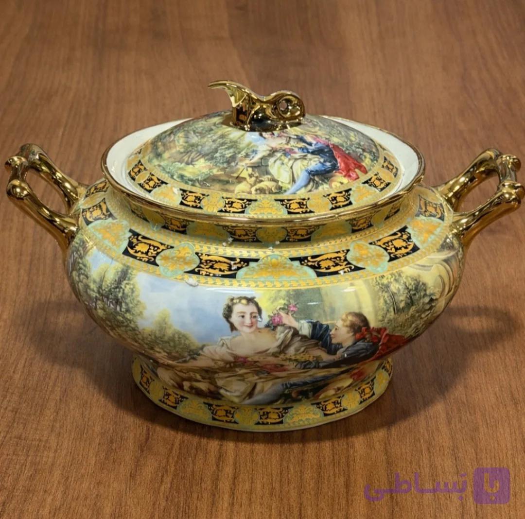شکلات خوری(سوپ خوری) لمونژ طلایی
