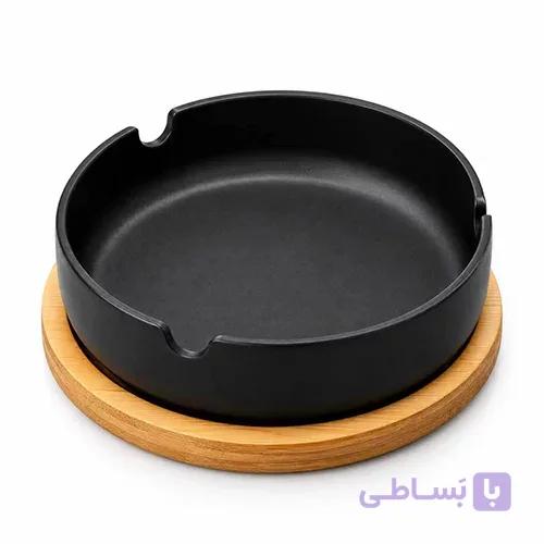 زیر سیگاری کف چوبی