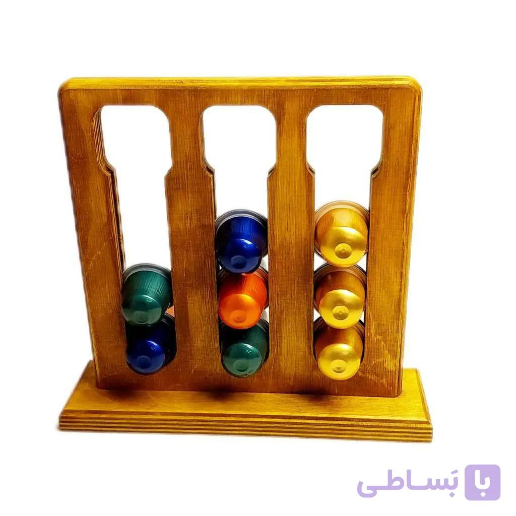 استند کپسول قهوه چوبی مدل Nina — تصویر 1