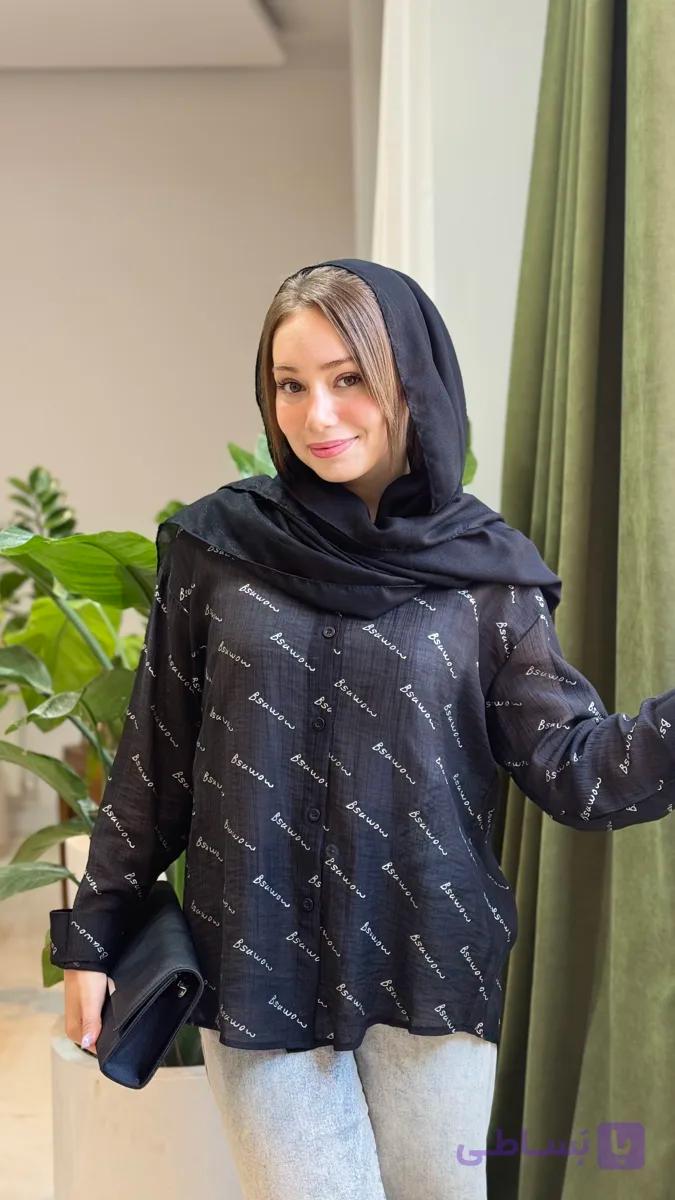 شومیز حریر مدل دلسا
