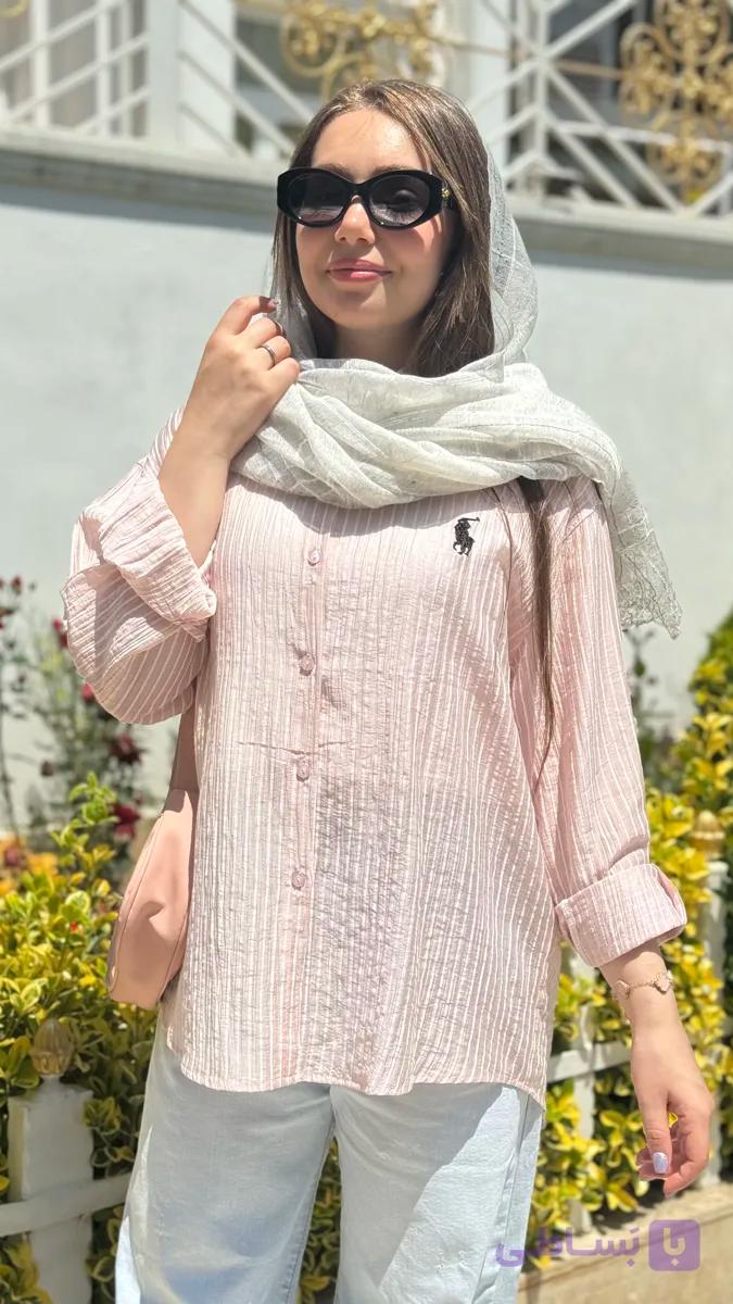 شومیز حریر مدل نرگس