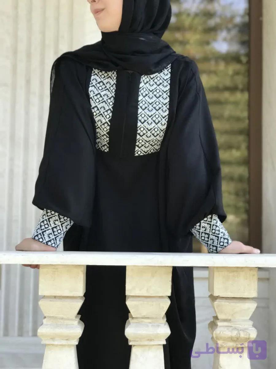 مانتو عبایی یاسمین — تصویر 1