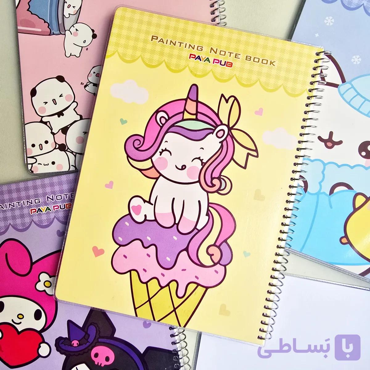دفتر نقاشی سیمی 60 برگ مجلد پایاپاب کد PP03 — تصویر 1